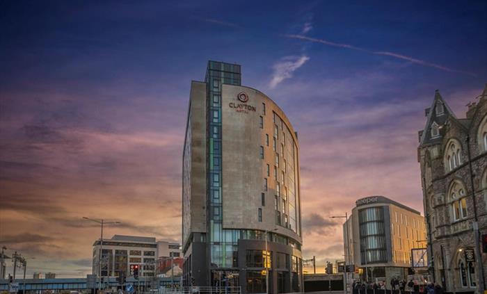 Exterior at dusk